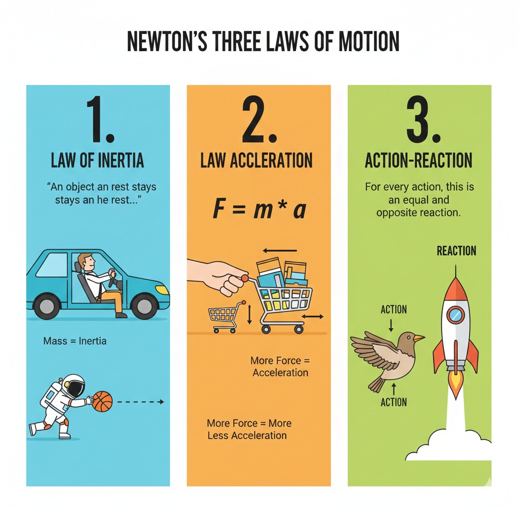 යාන්ත්‍ර විද්‍යාව | නිව්ටන් නියම